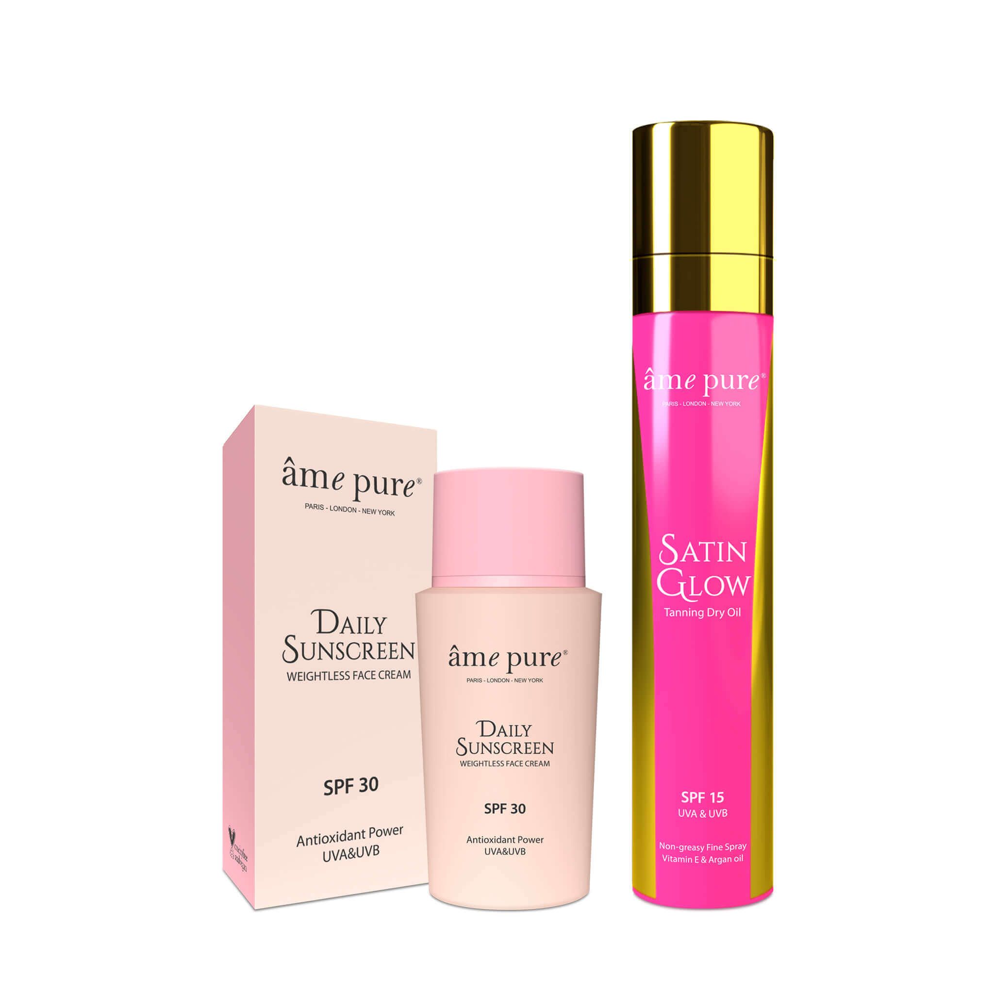 âme pure Sonnenschutz-Set | Gesicht und Körper