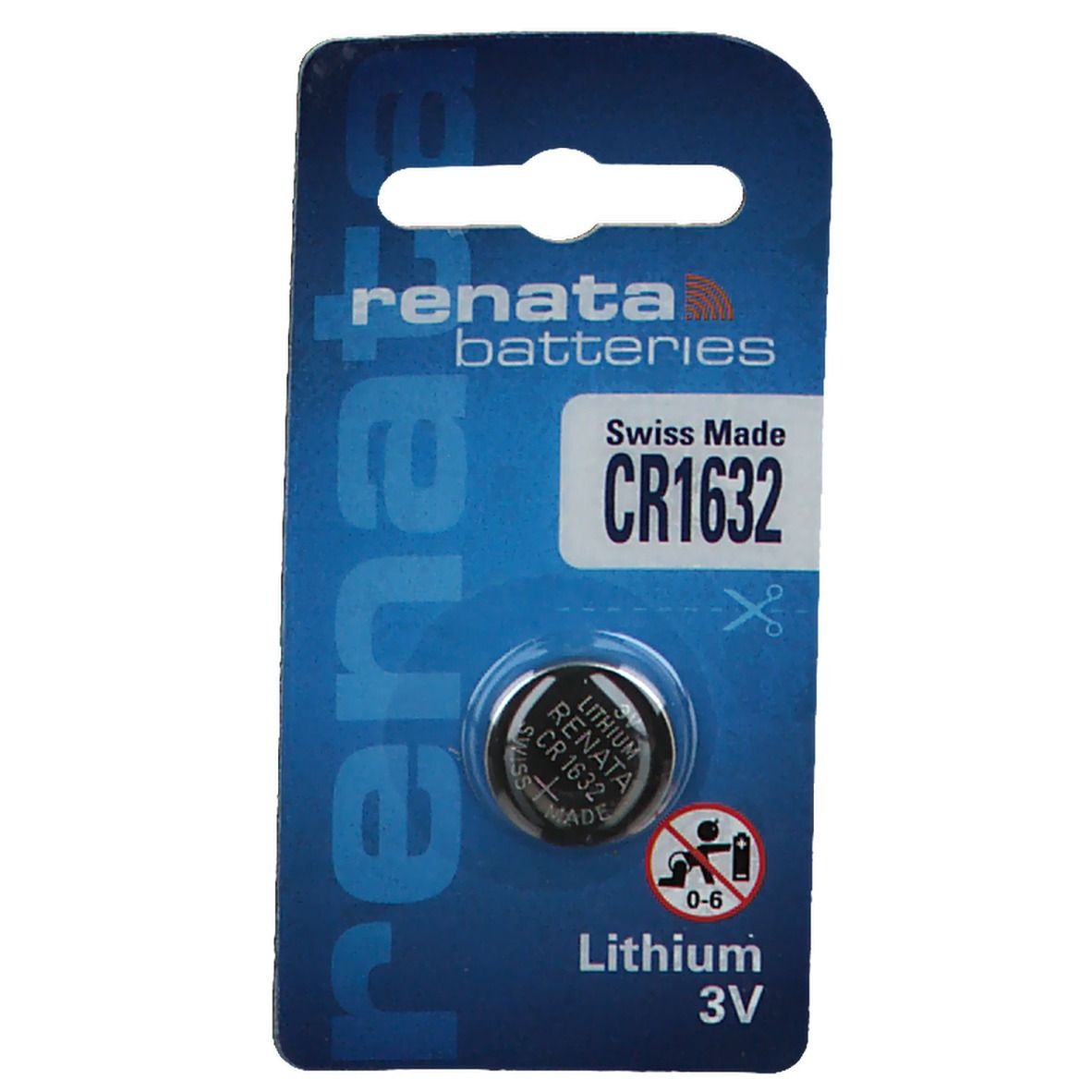 Renata Lithium Knopfzelle 3V CR 1632