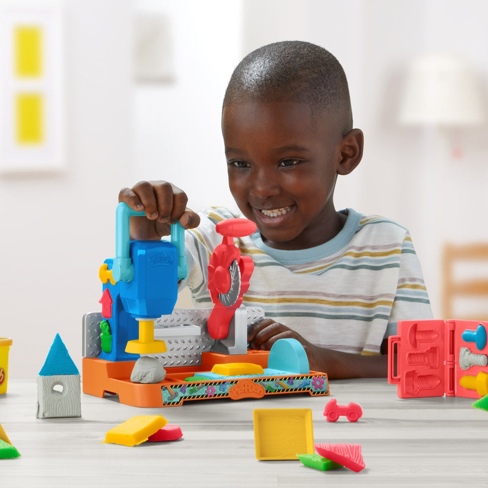 Køb Play-Doh Stempel Og Sav Værkstedsæt
