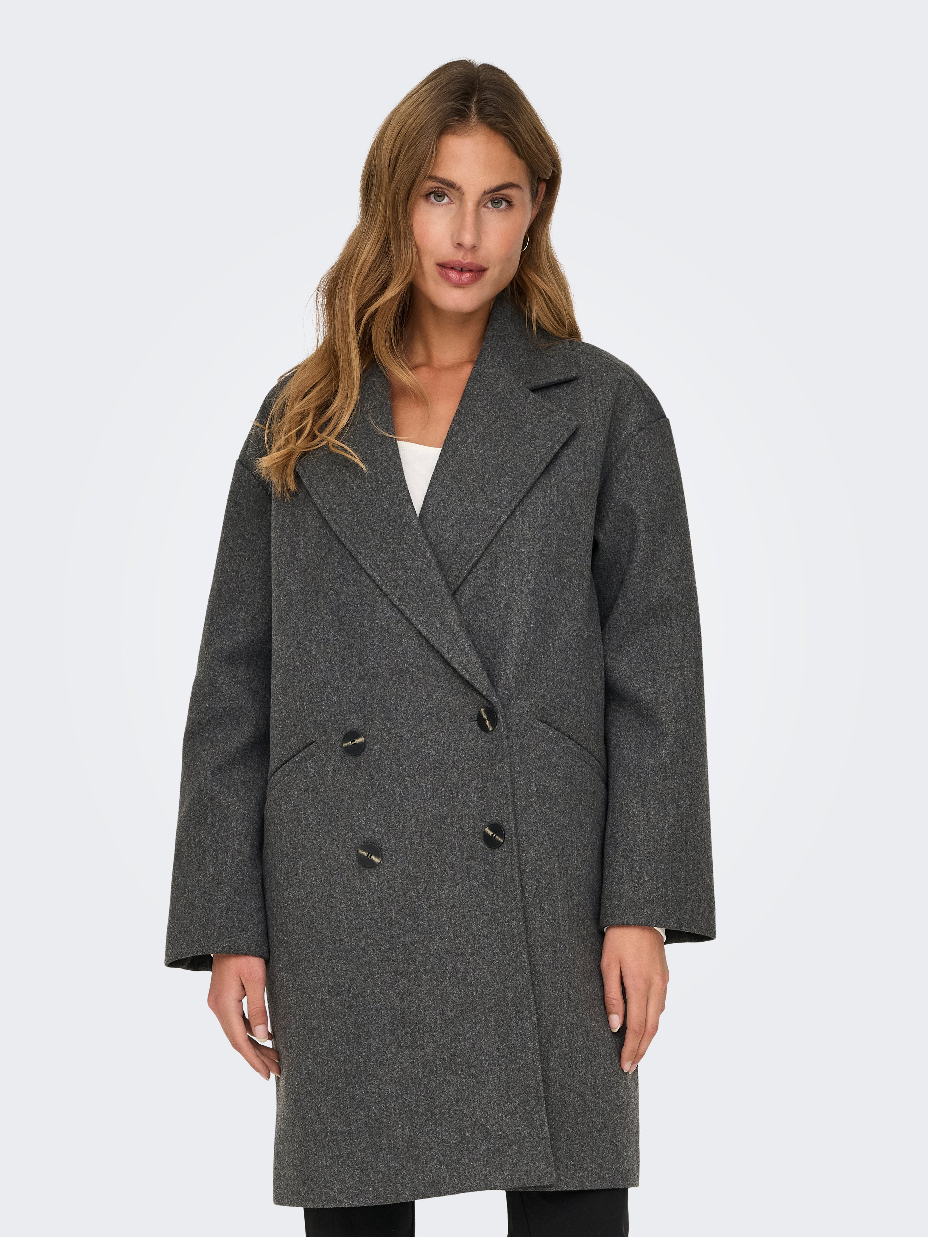 ONLBLAKE Mantel Dark Grey Melange