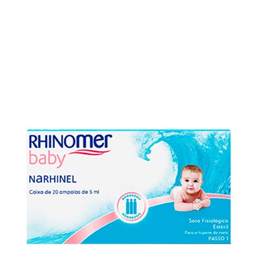 Rhinomer Baby Narhinel Soro Fisiológico 20 ampolas