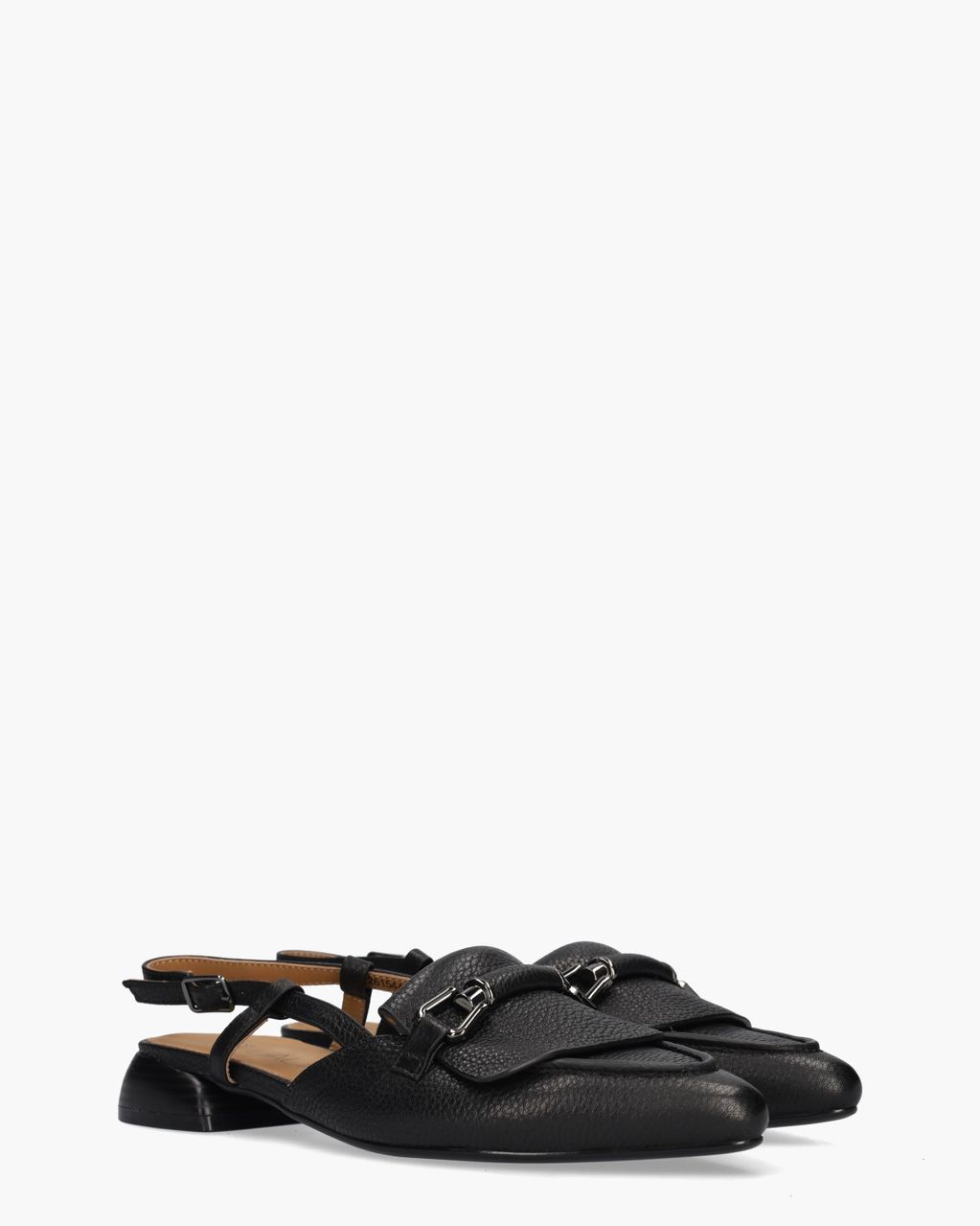 Di Lauro Walynn Zwart Dames Slingbackloafers