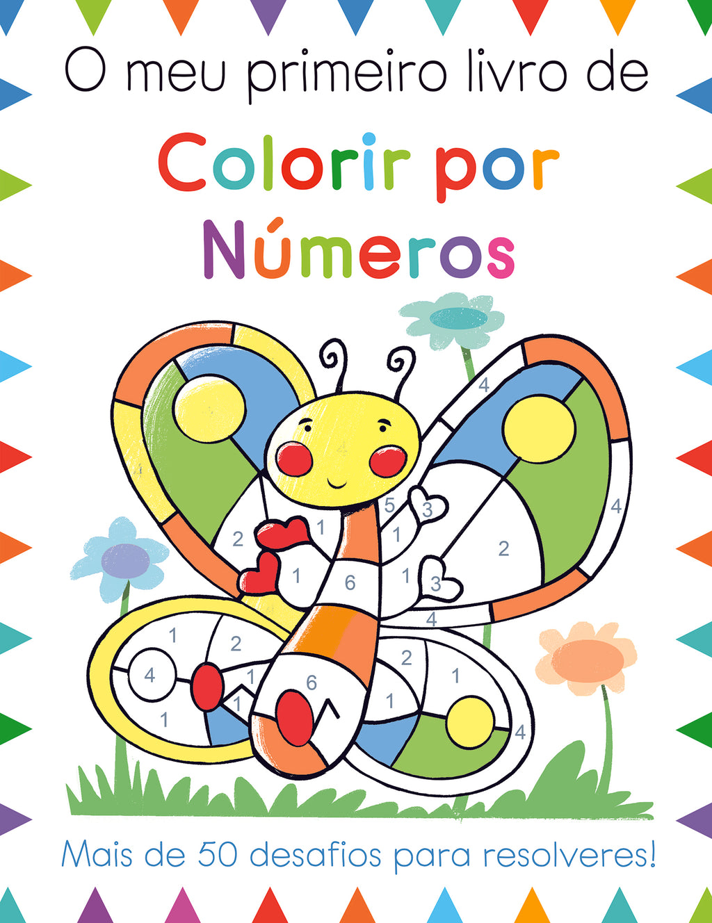 O Meu Primeiro Livro de Colorir por Números de Moira Butterfield