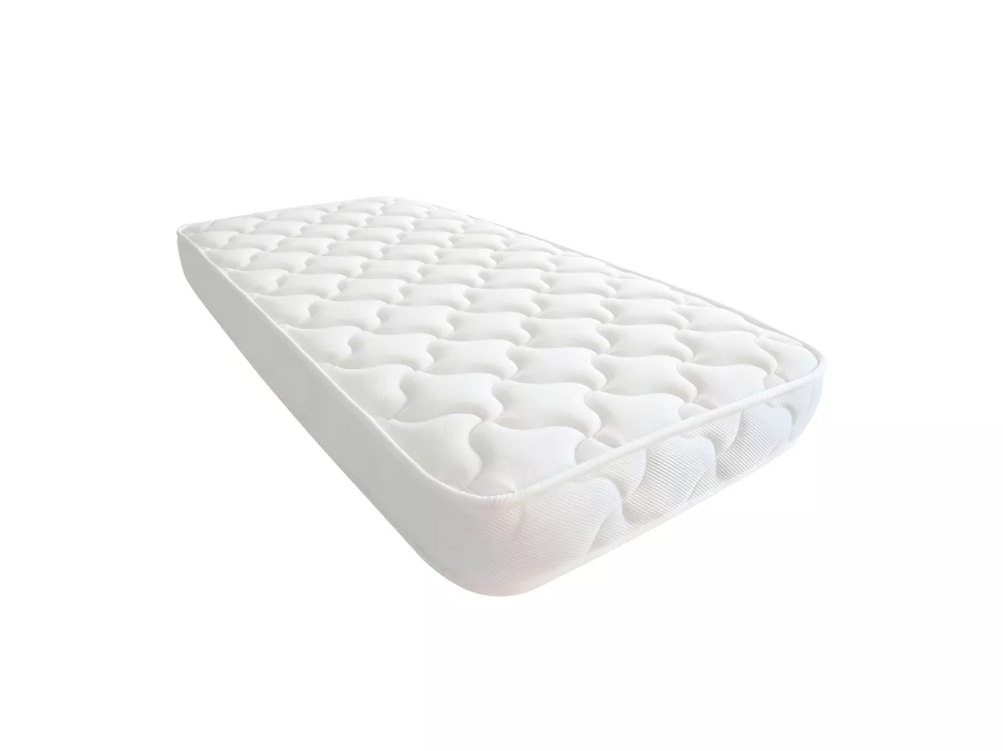 MINEA | Matelas BABY BAMBOO Bébé 60x120 cm | Mousse Haute Densité