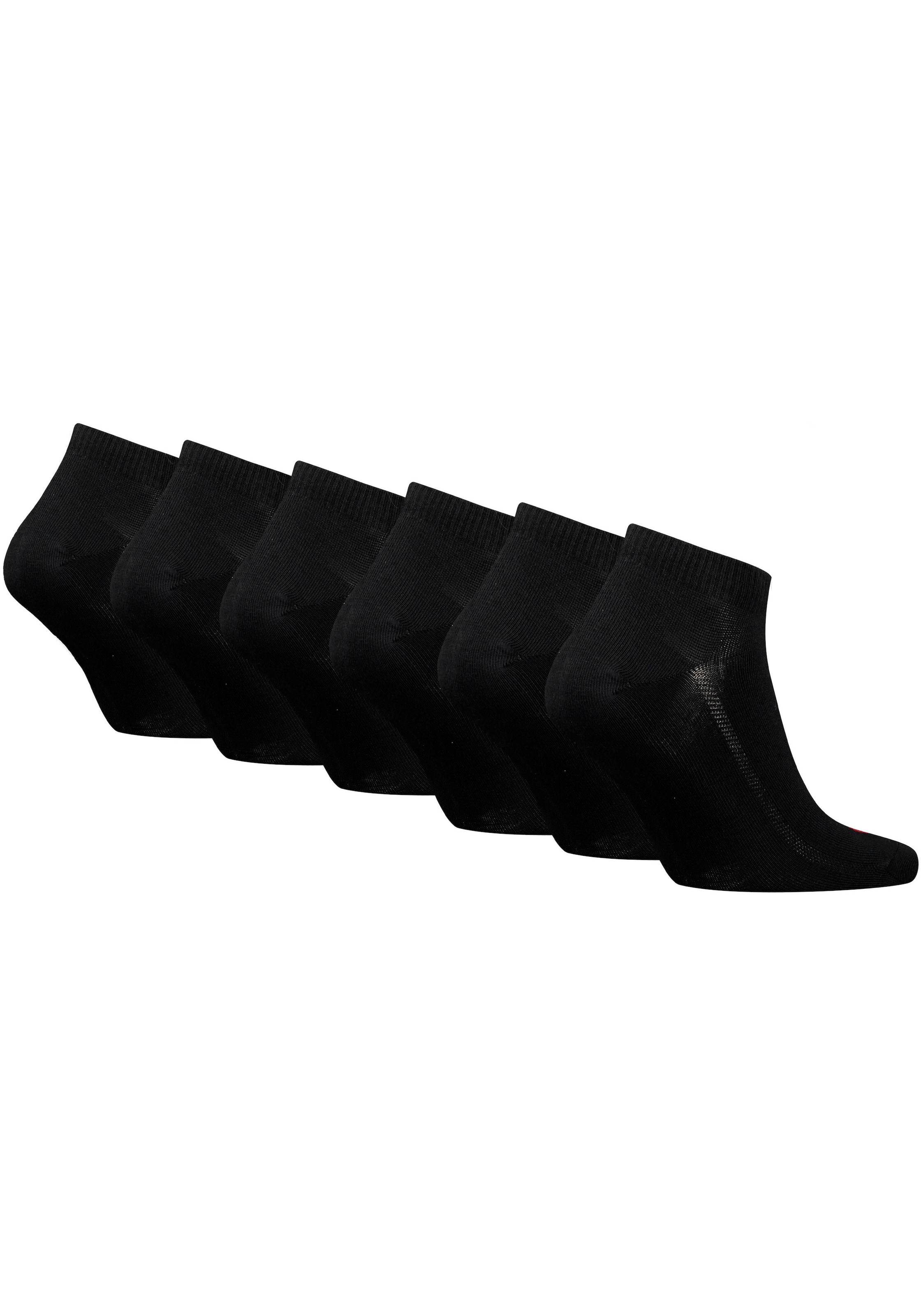 Levi's® Sneakersocken »LEVIS LOW CUT BATWING LOGO 6P ECOM« Packung, 6 Paar, 6 Stk. tlg. mit breitem Logobund