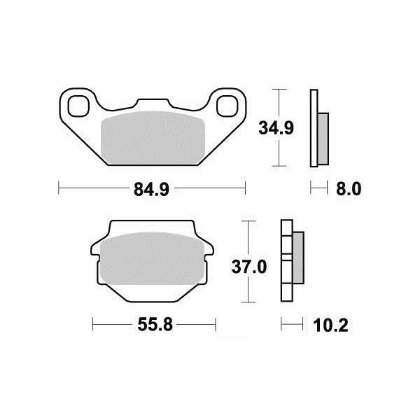 Sifam - Plaquettes de frein S1332N