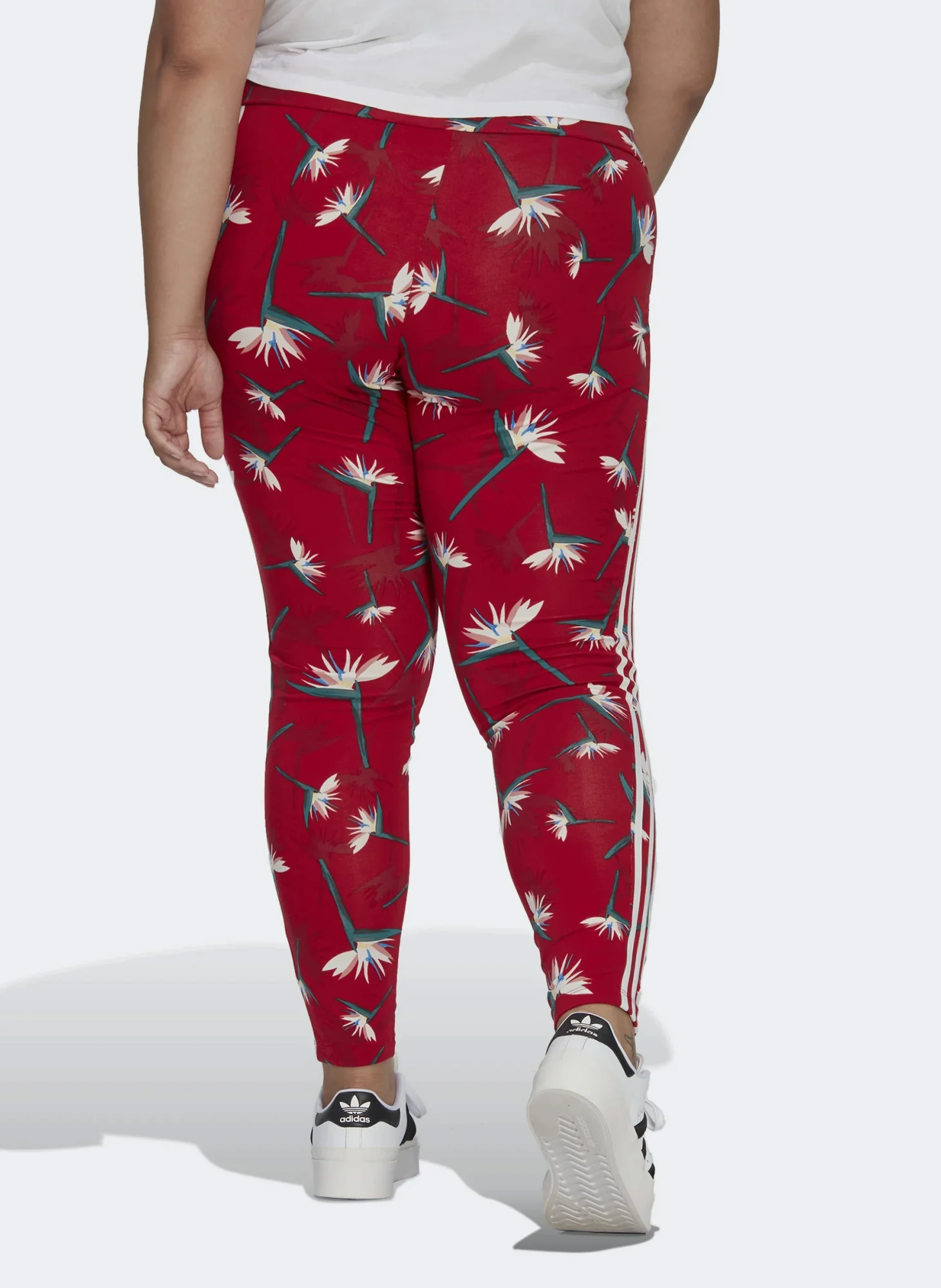 Legging en coton imprimé | Rouge