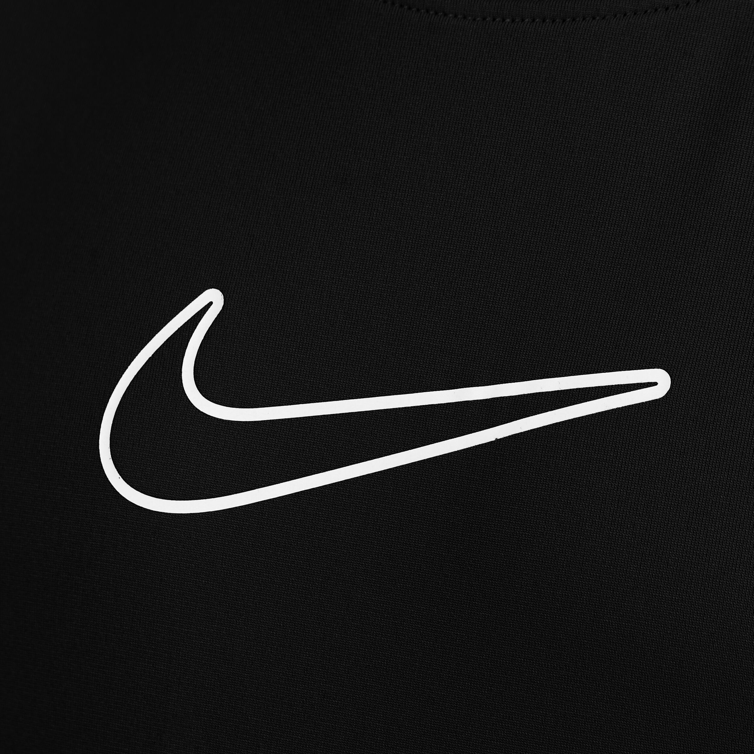 Nike Dri-Fit One STD T-shirt Filles - Noir