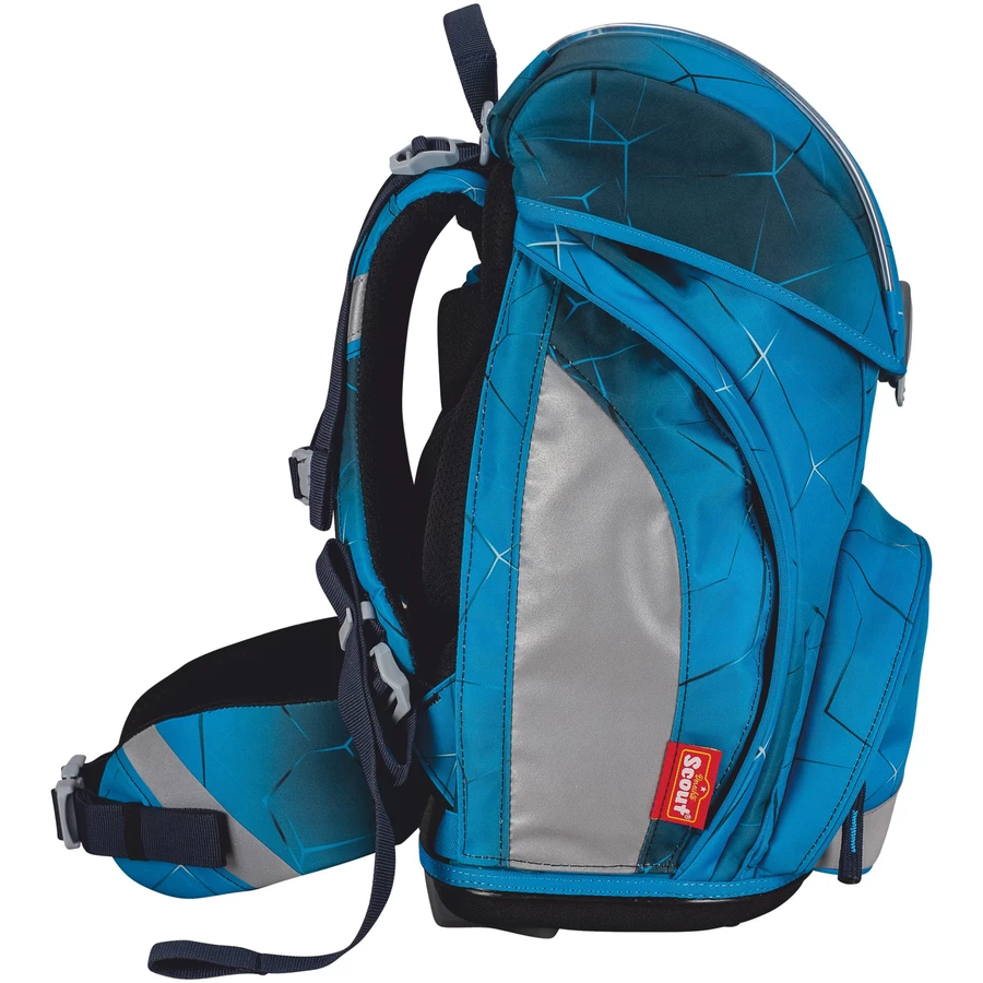 Scout Alpha Exklusiv Safety Light - Schulranzen Set 5tlg. Polar Blue