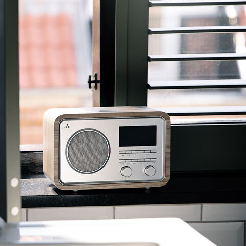 Koop Argon Audio RADIO2 Radio | 5 Jaar Garantie Licht Essenhout