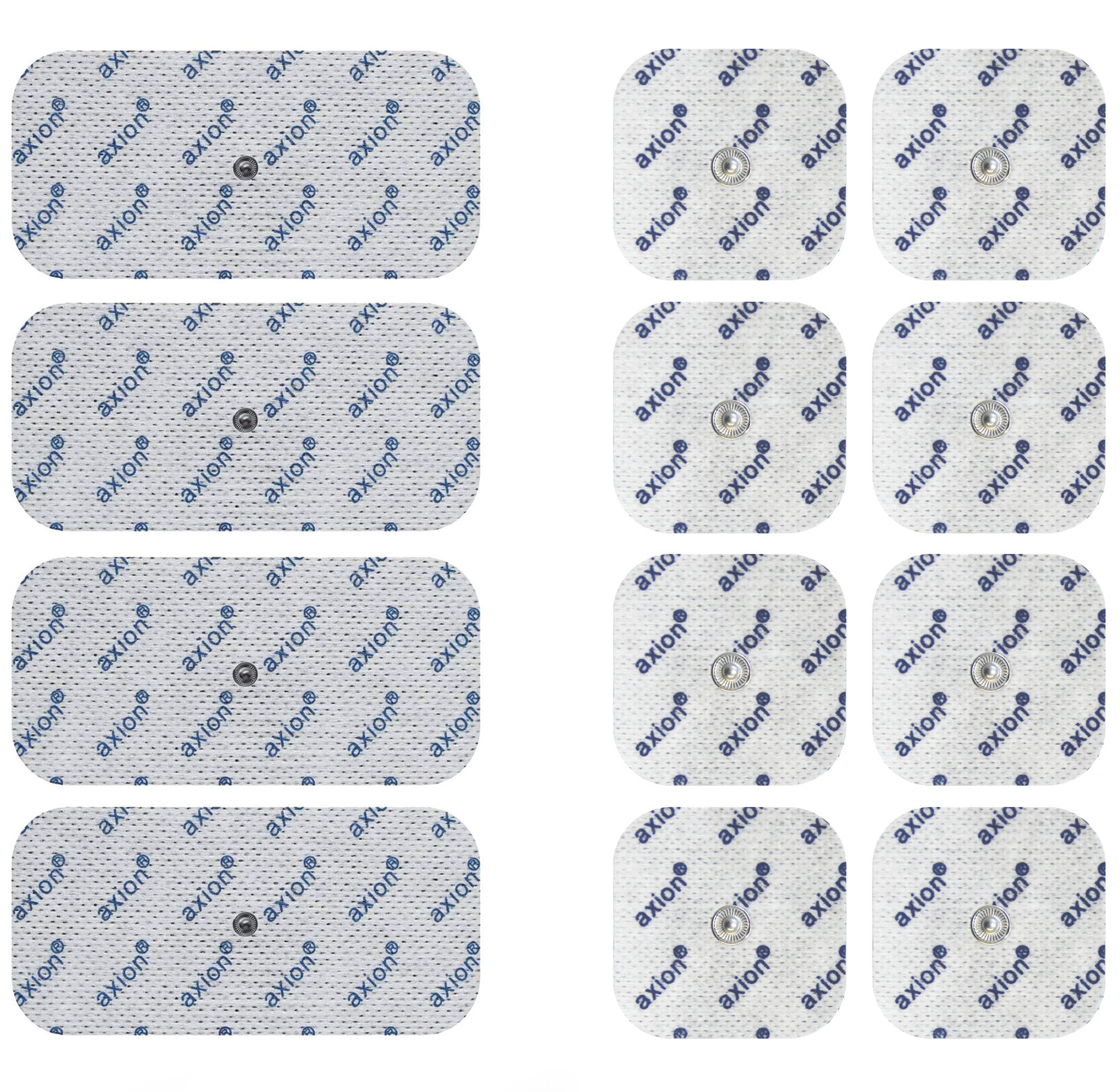 axion® selbstklebende Elektrodenpads 5x5 und 10x5 cm – passend zu Sanitas, Beurer, etc.