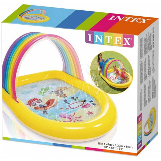 Intex zwembad Regenboog Fontein - 147x130x86cm