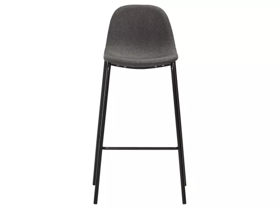 Ensemble de bar 5 pcs Tissu Gris foncé