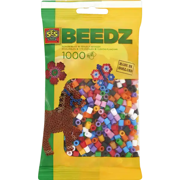Bügelperlen 1000 Stück Basic Mix