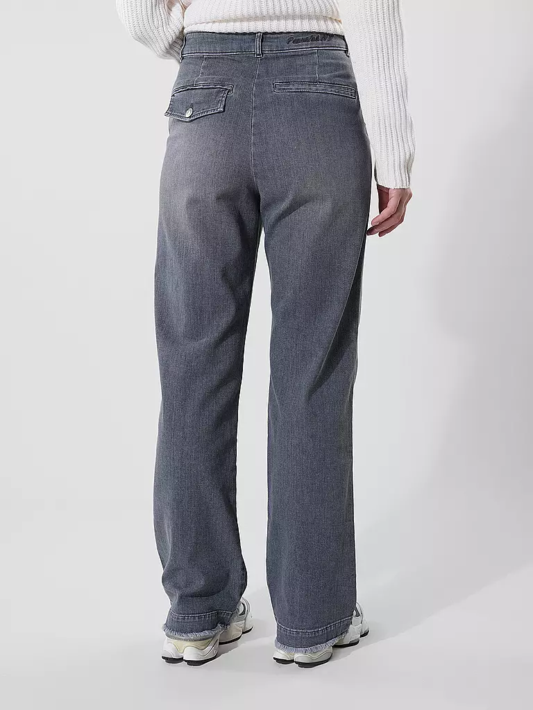PENN&INK Jeans Wide Leg grau