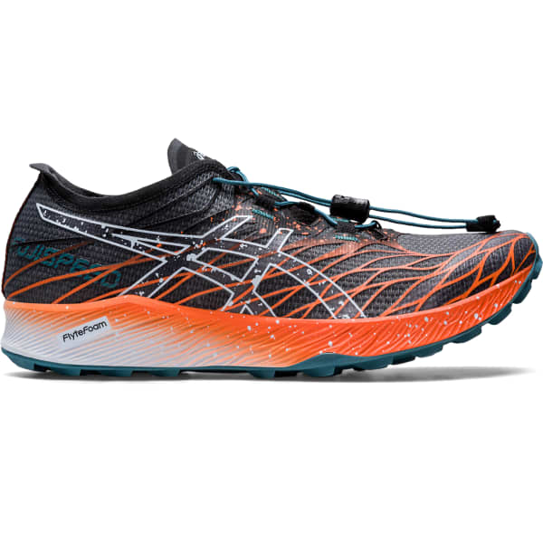 Chaussure trail ASICS FUJISPEED BLACK/NOVA ORANGE