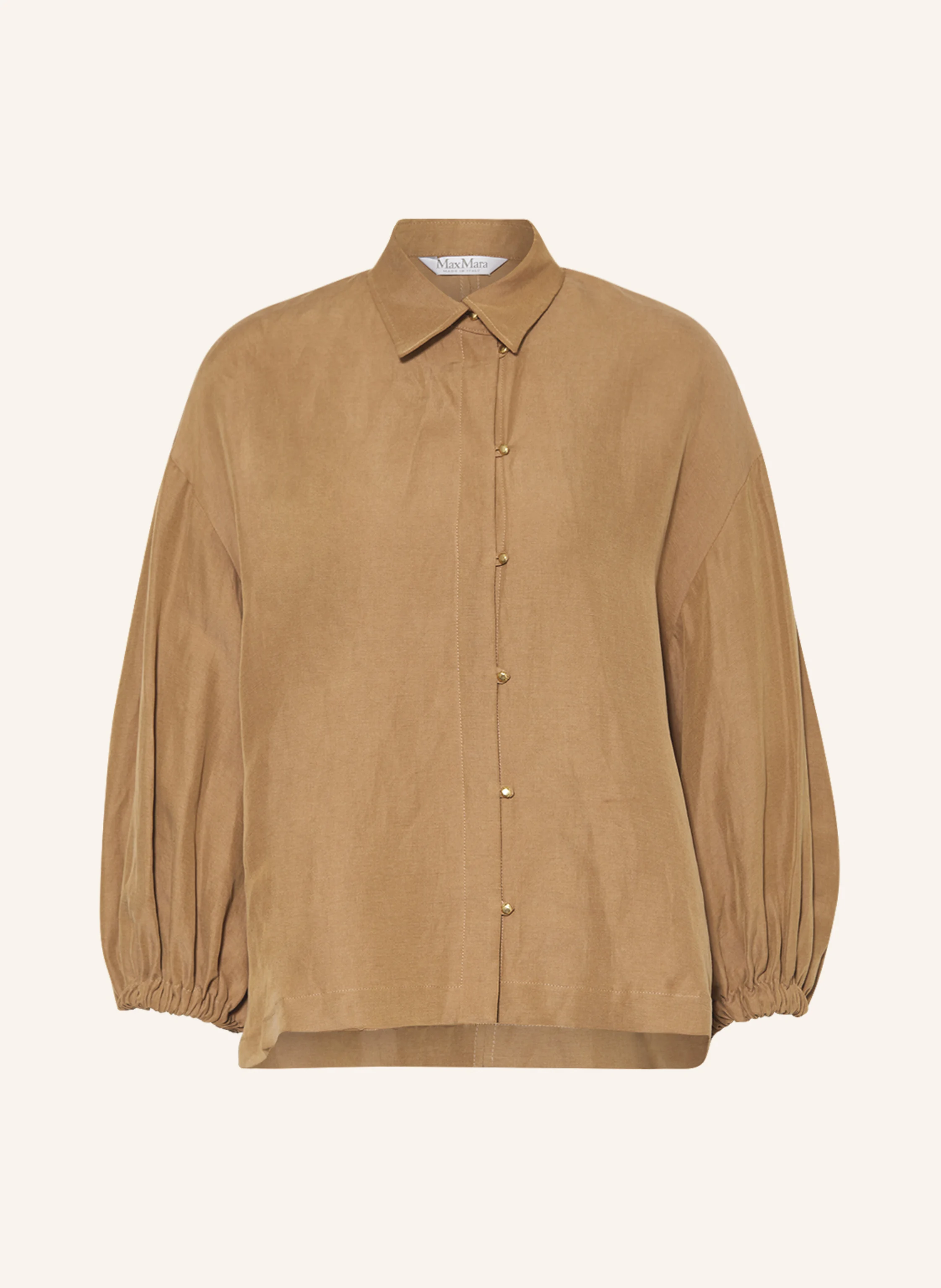 Max Mara Hemdbluse RODEO mit Leinen und Seide