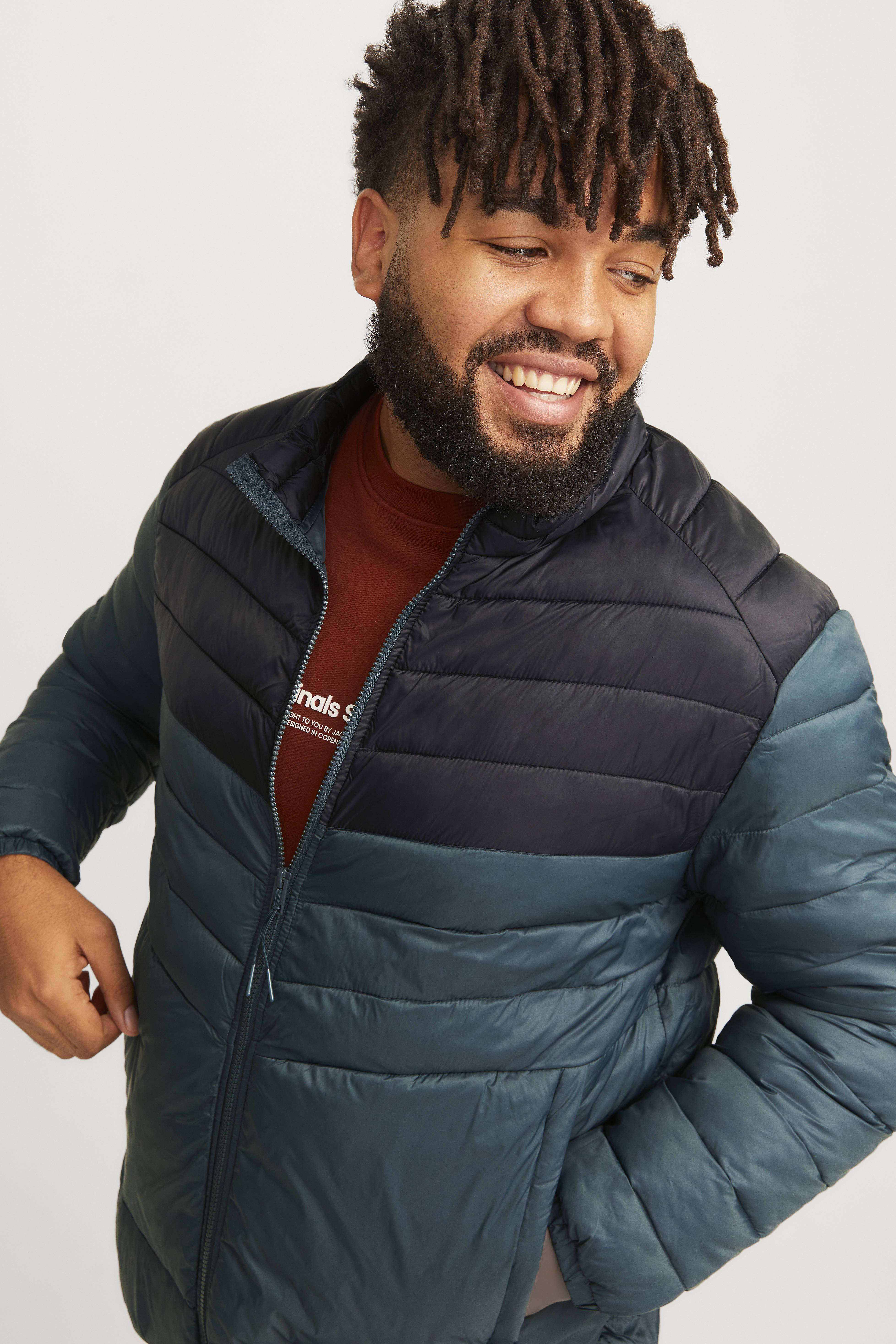 JACK & JONES PLUS SIZE jas JJESPRINT Plus Size groen