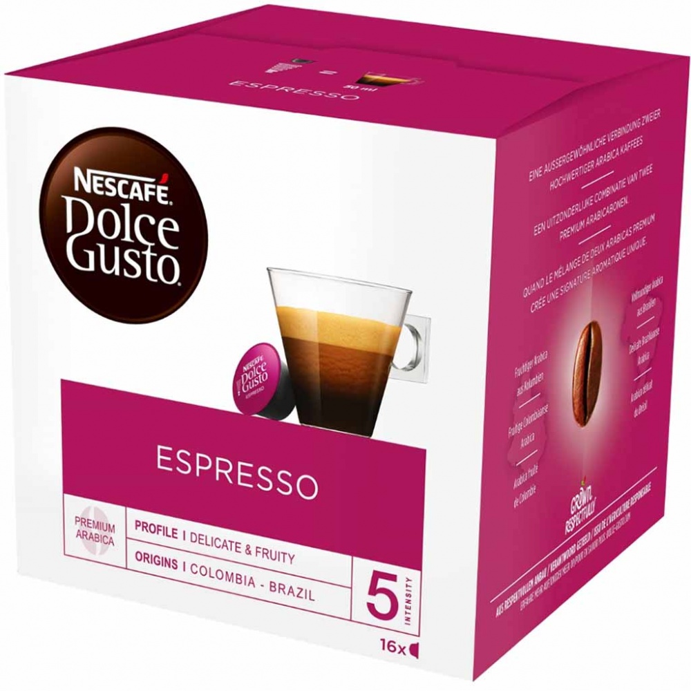 Nescafe Dolce Gusto Kapseln Espresso 16 Tassen 88g MHD:31.10.25