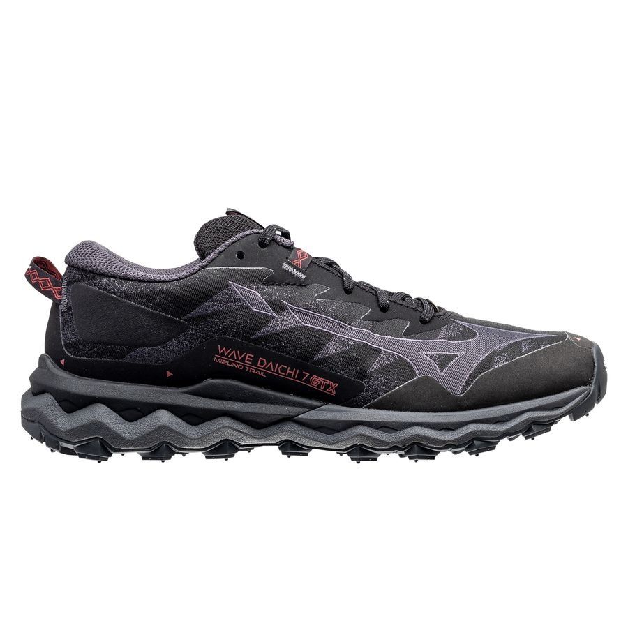 Mizuno Chaussures de Running Wave Daichi 7 GTX - Noir/Gris Femme