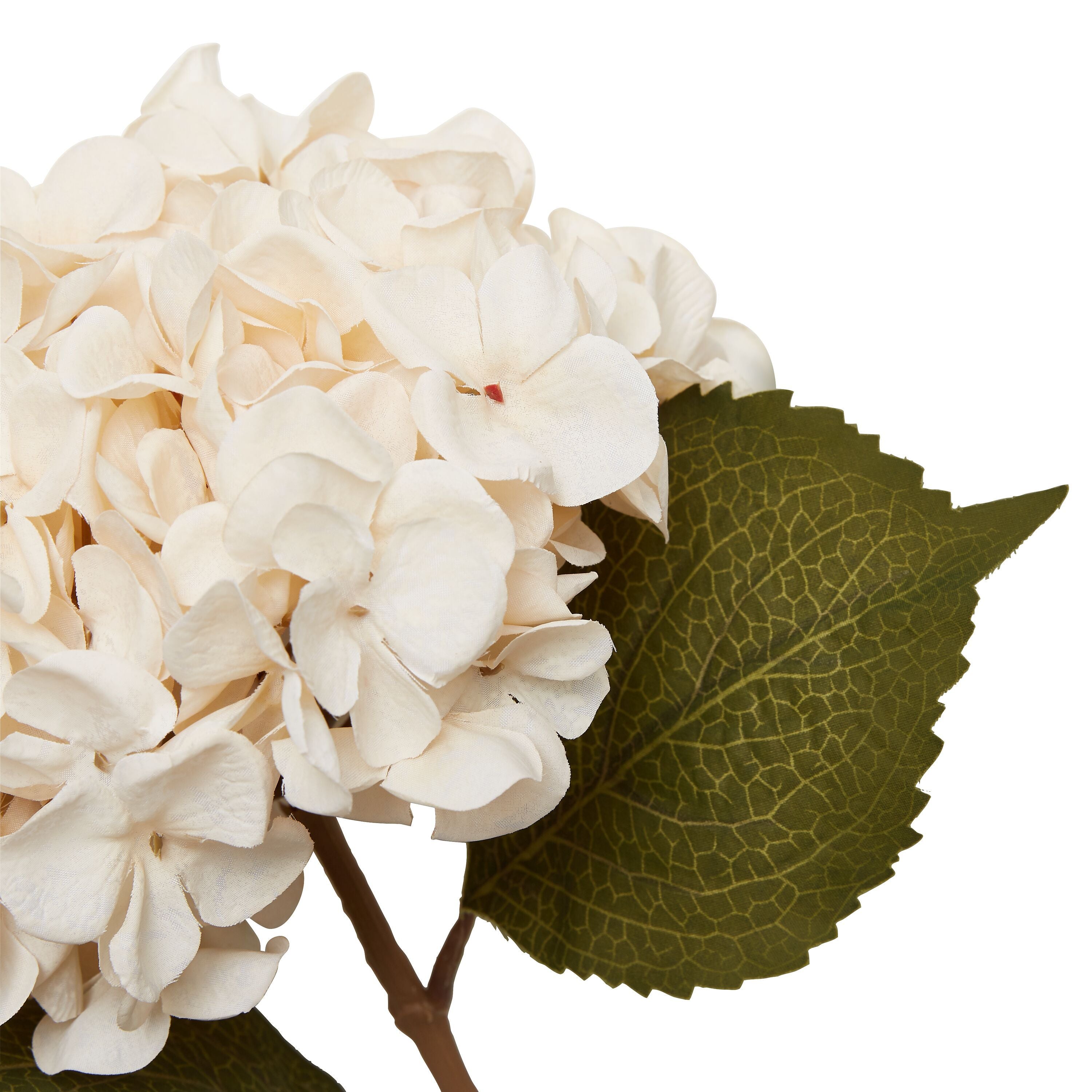 HORTENSIE Kunstpflanze - Weiss / H: 65.0 cm