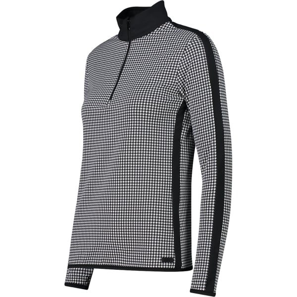 Sweat polaire CMP WOMAN PRINTED SWEAT BIANCO NERO