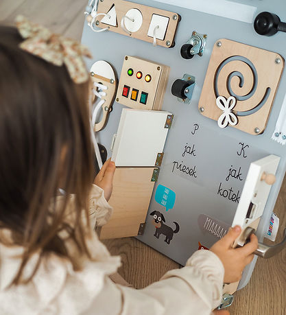 Woobiboo Woobiboard - Plus stehend - Grey/Natural
