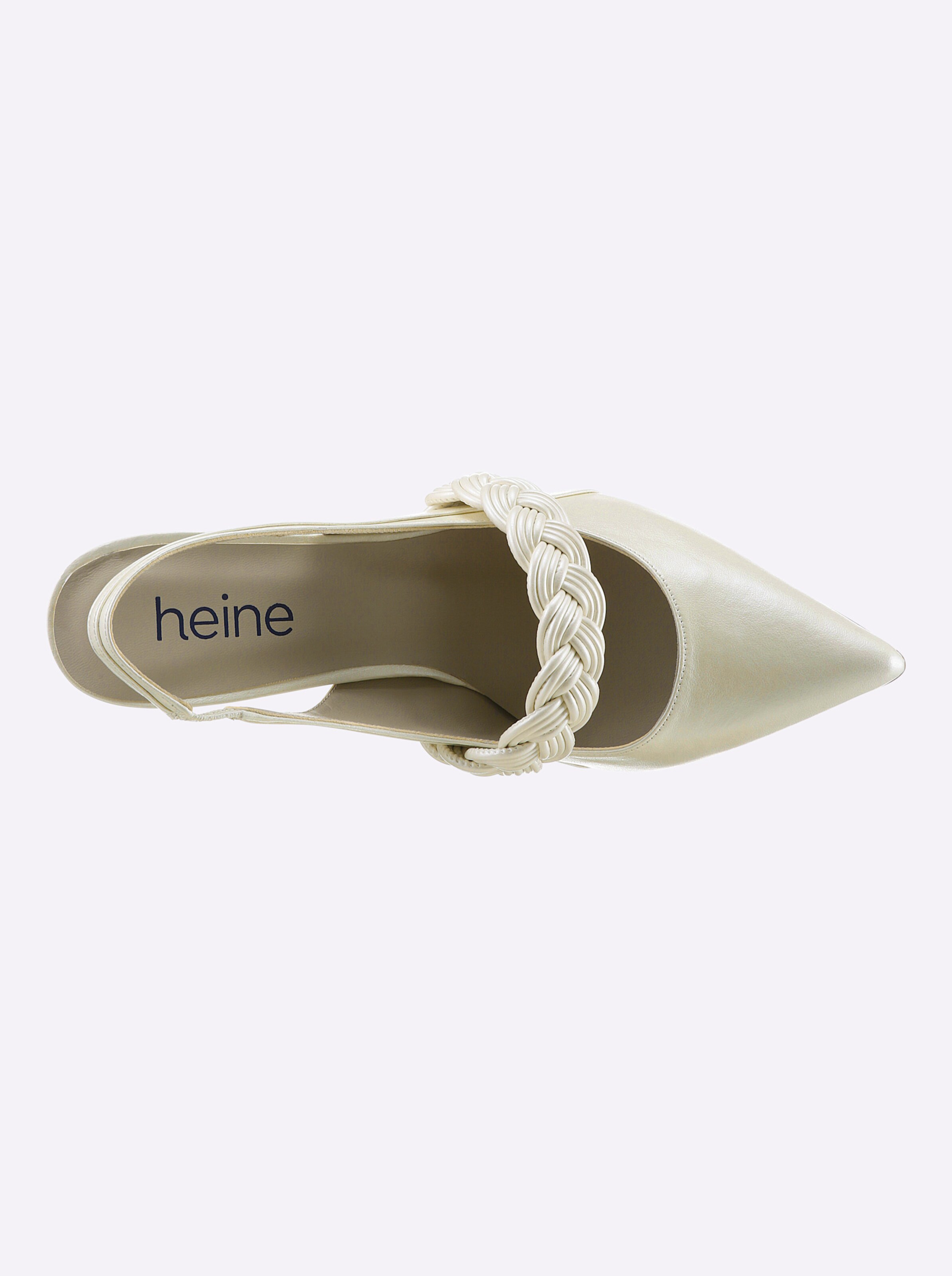 heine Slingpumps in champagner