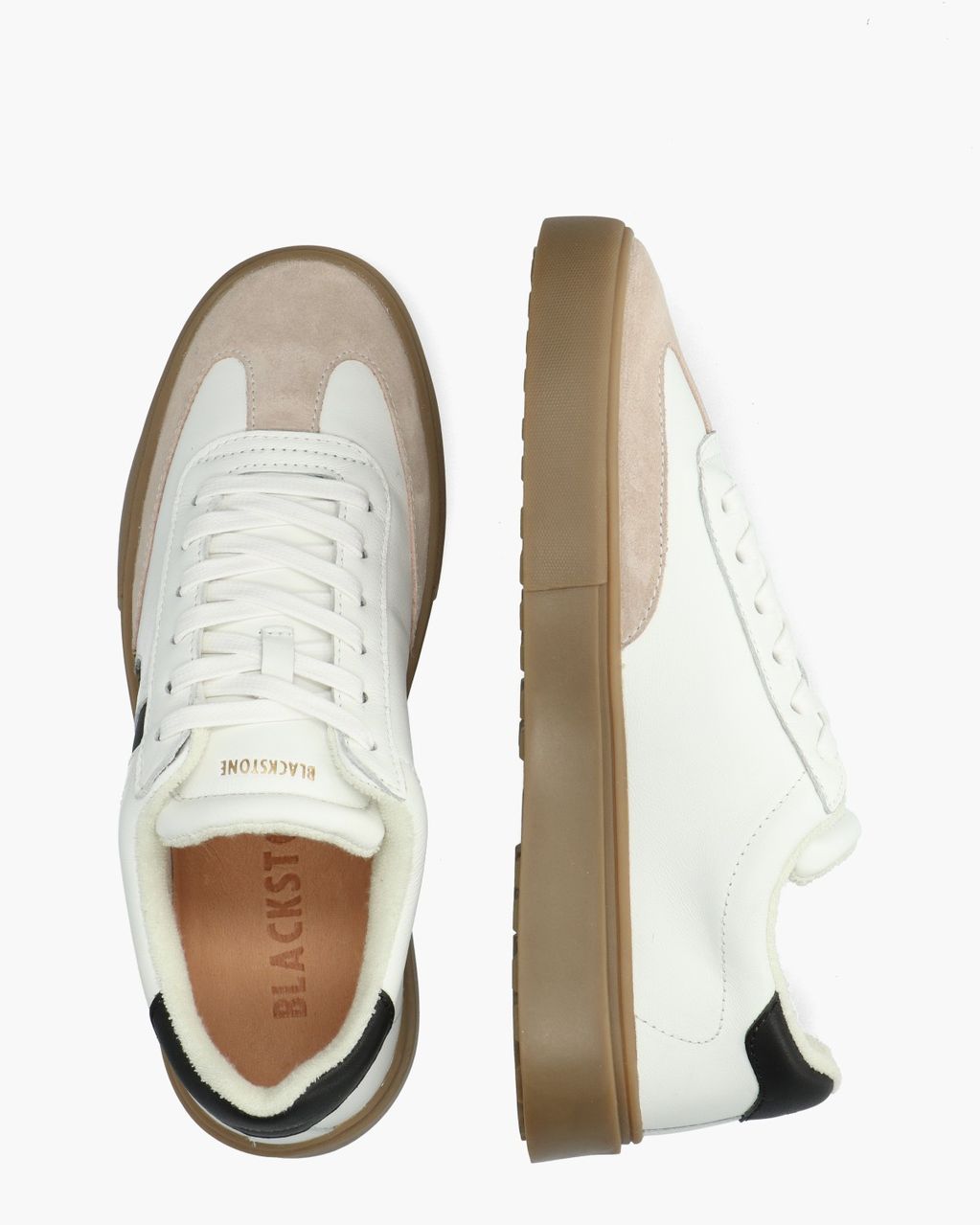 Blackstone Quartz Auden Wit/Zwart Herensneakers