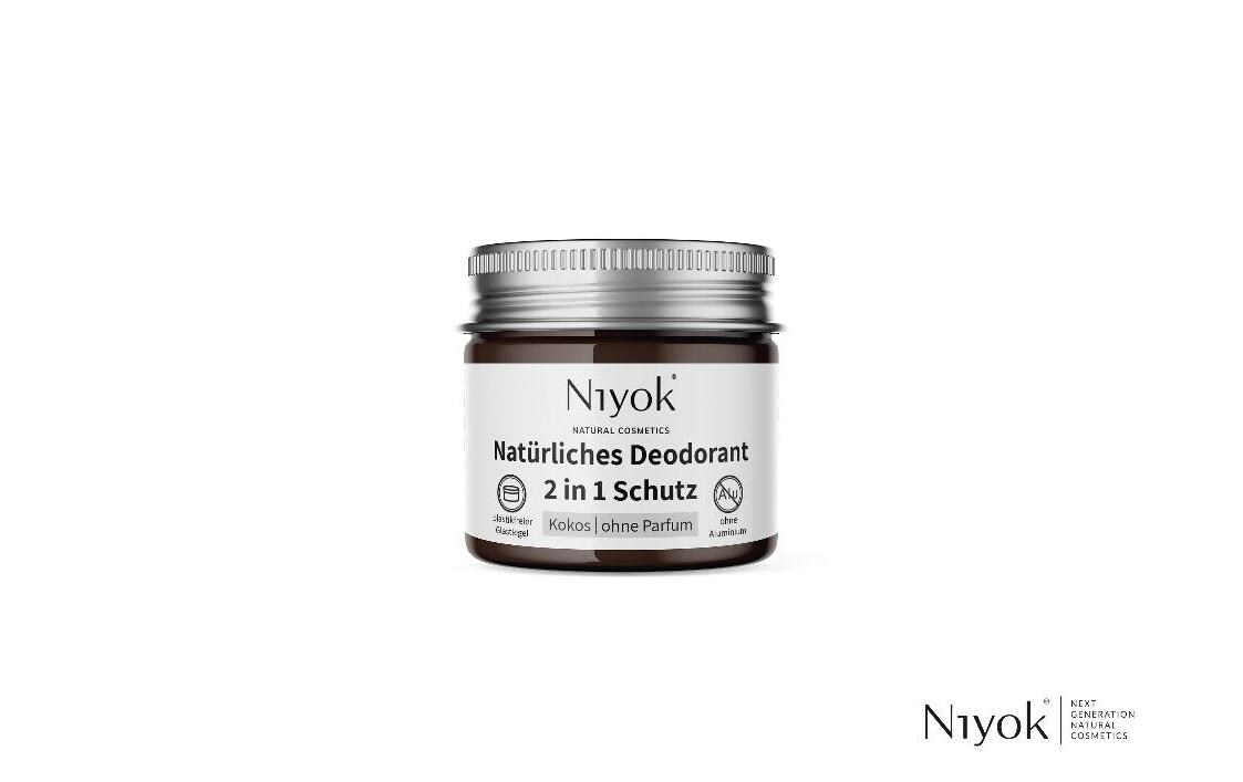 Deo Crème 2in1 Anti-Transpirant: Kokos ohne Parfum 40 mlNatürliches Deo für empfindliche Achseln mit hautschonendem Shea Butter