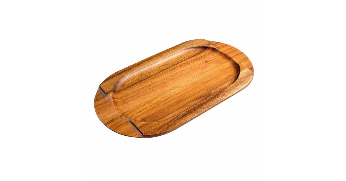 VictoriaAcacia plank voor Serveerschaal 34 x 17 cm onderzetter  (Houtkleur)