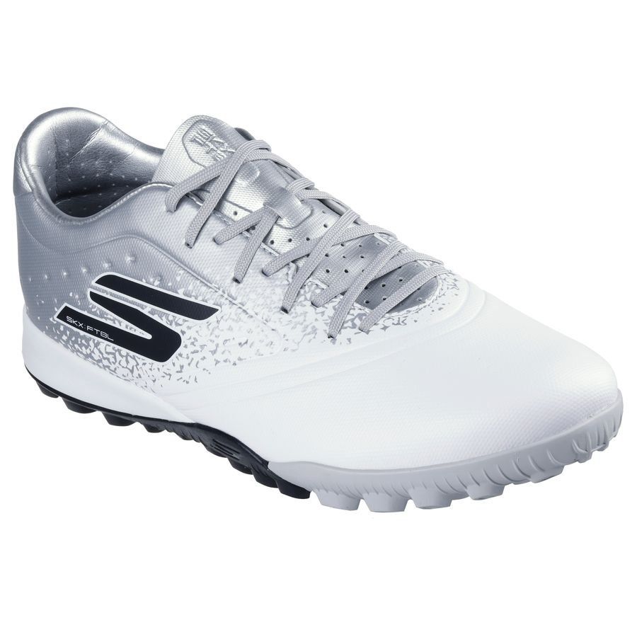 Skechers Razor 1.5 Academy TF Electrum - Blanc/Argenté