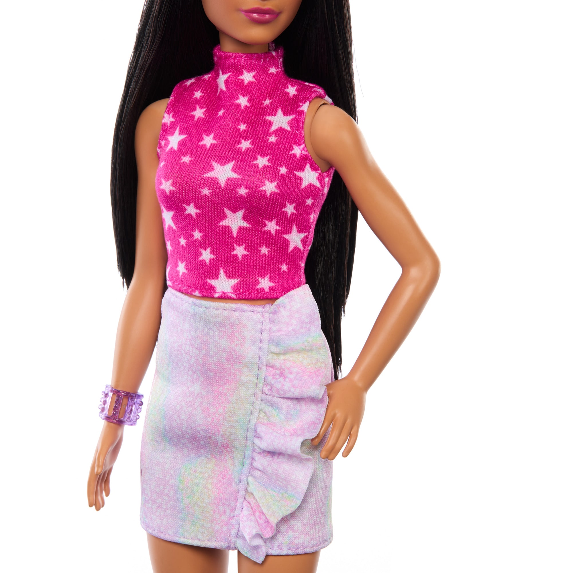 Mattel Puppe Barbie Fashionistas-Puppe Rock pink and metallic