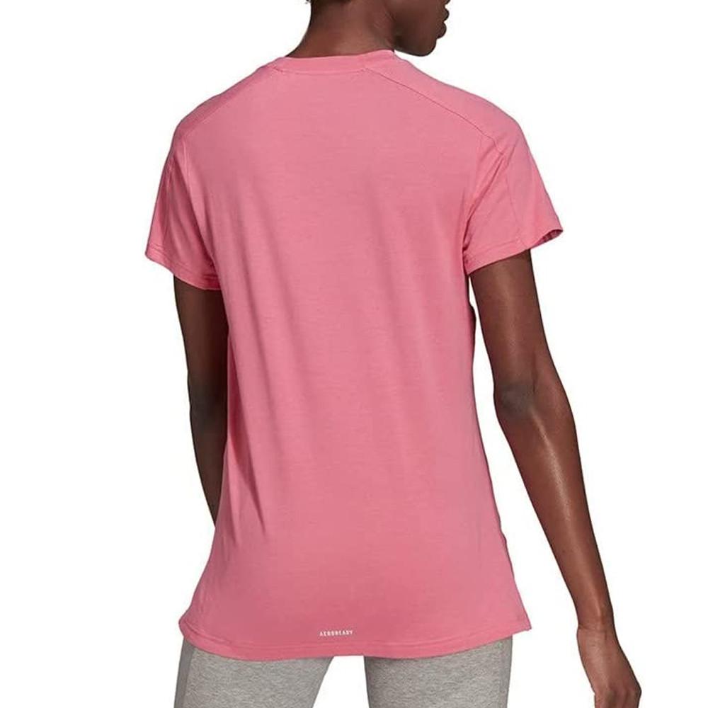 Adidas T-shirt Rose Femme Adidas Aeroready H10185