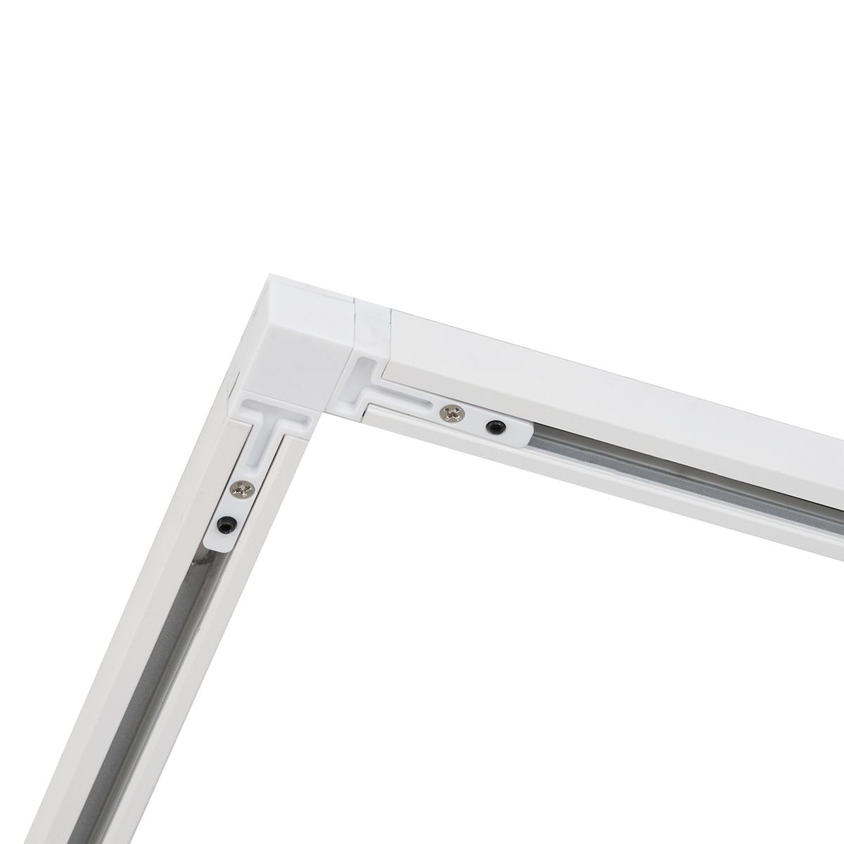 Modern railsysteem met 6 spots en 4 hanglampen wit 1-fase - Slimline Uzzy Keno