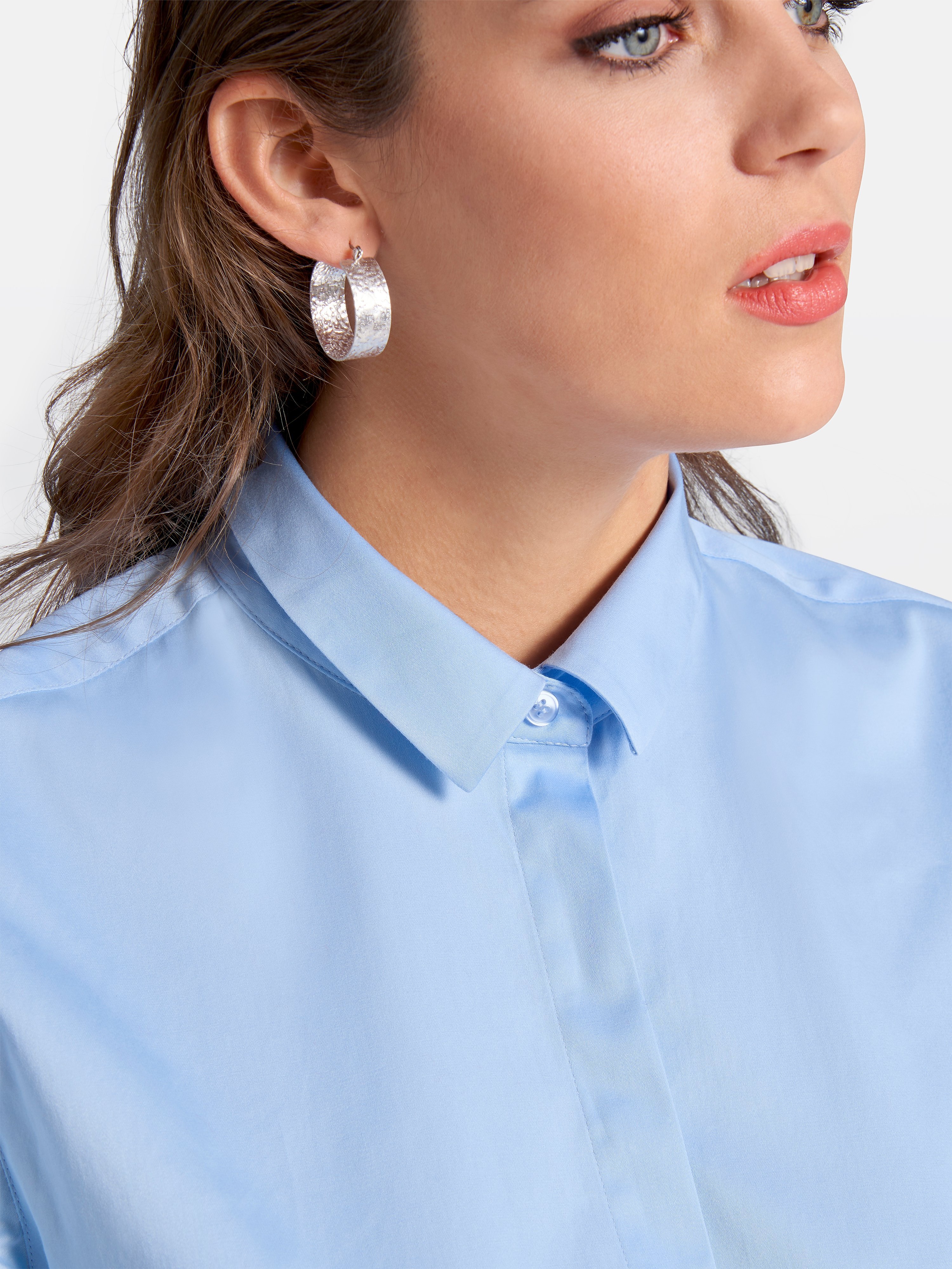Bluse im Oversized-Schnitt