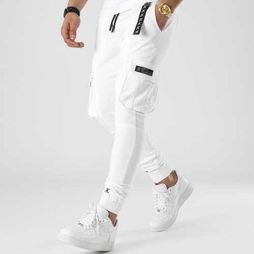 Pantalon Cargo 929 Blanc