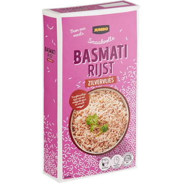 Jumbo Basmatirijst Zilvervlies 400 g