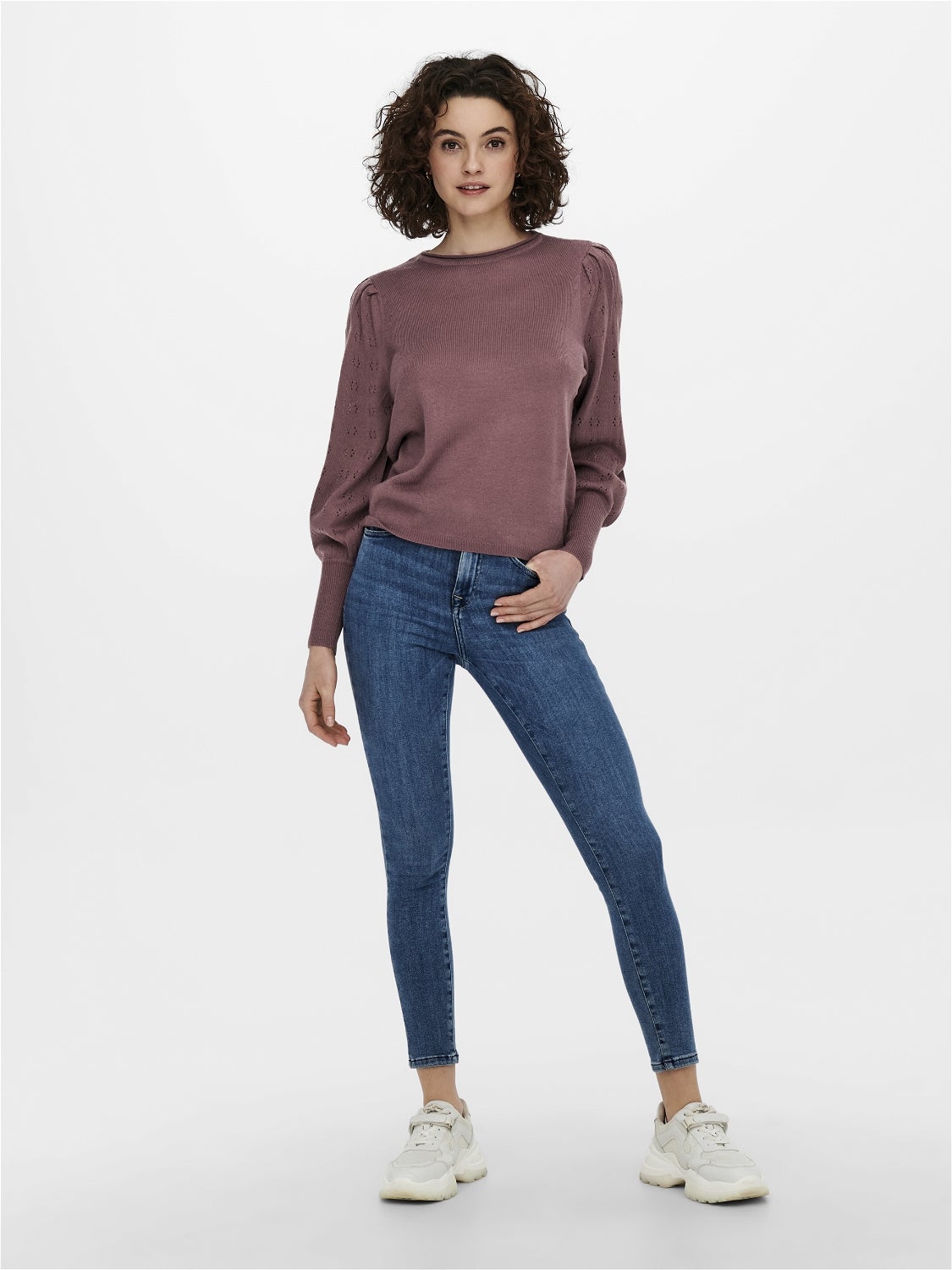 ONLMIRA Strickpullover Rose Brown