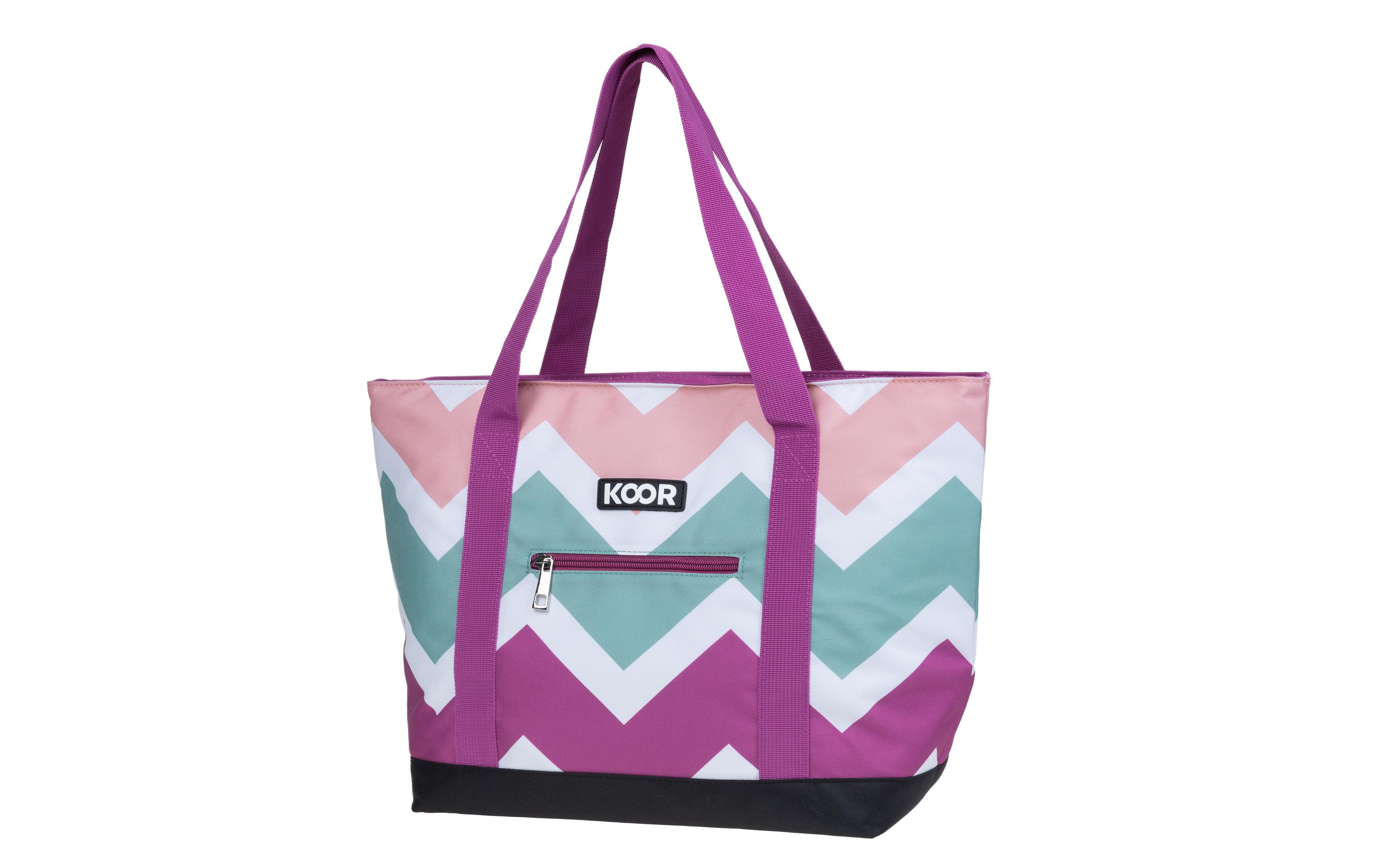 Kühltasche Shopper MonteKühltasche mit Kühlelement in trendigen Farben