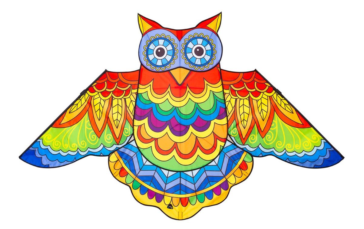 Einleinerdrachen Jazzy Owl KiteEinfach aufzubauender Kinderdrachen