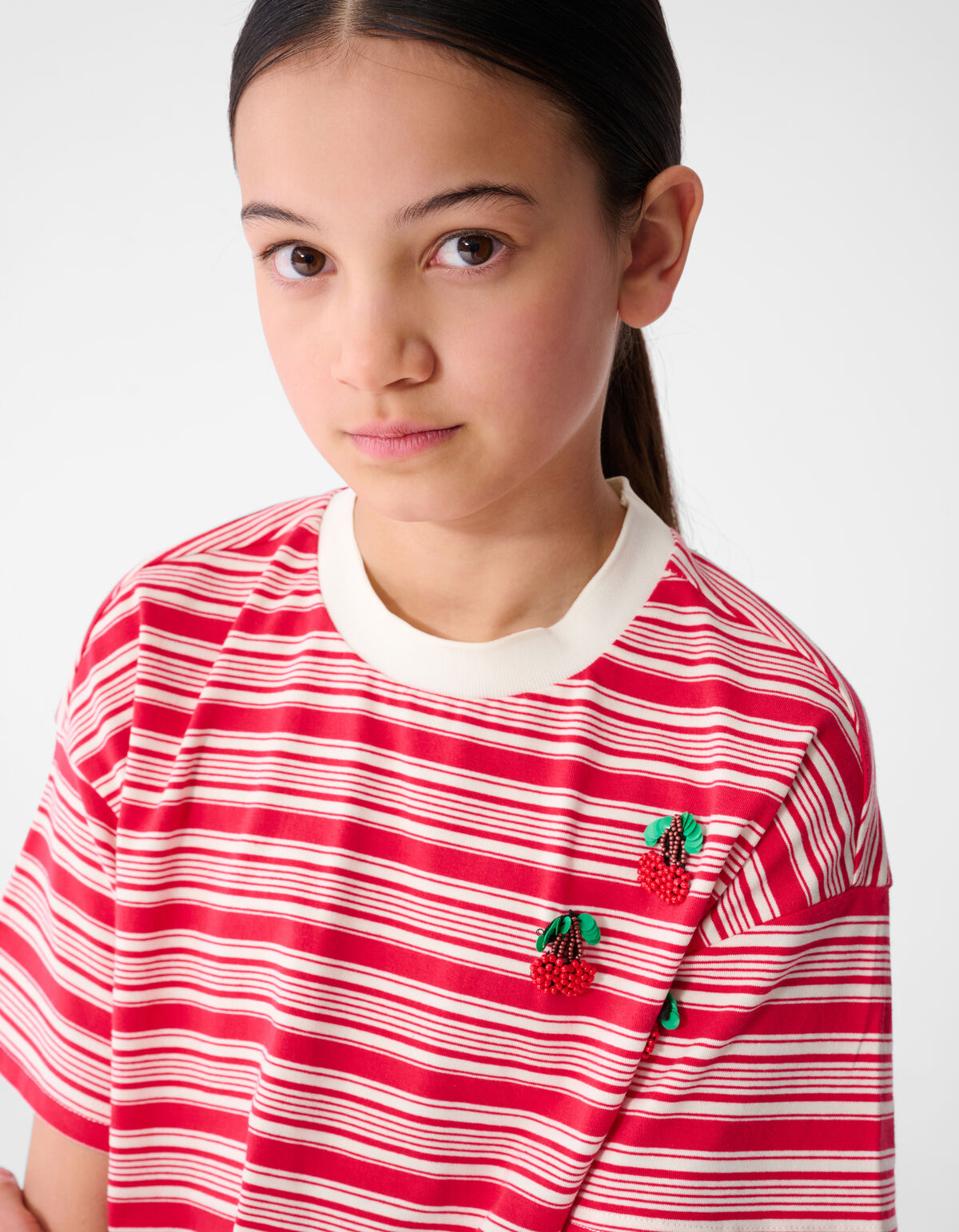 Cherry T-shirt Rood
