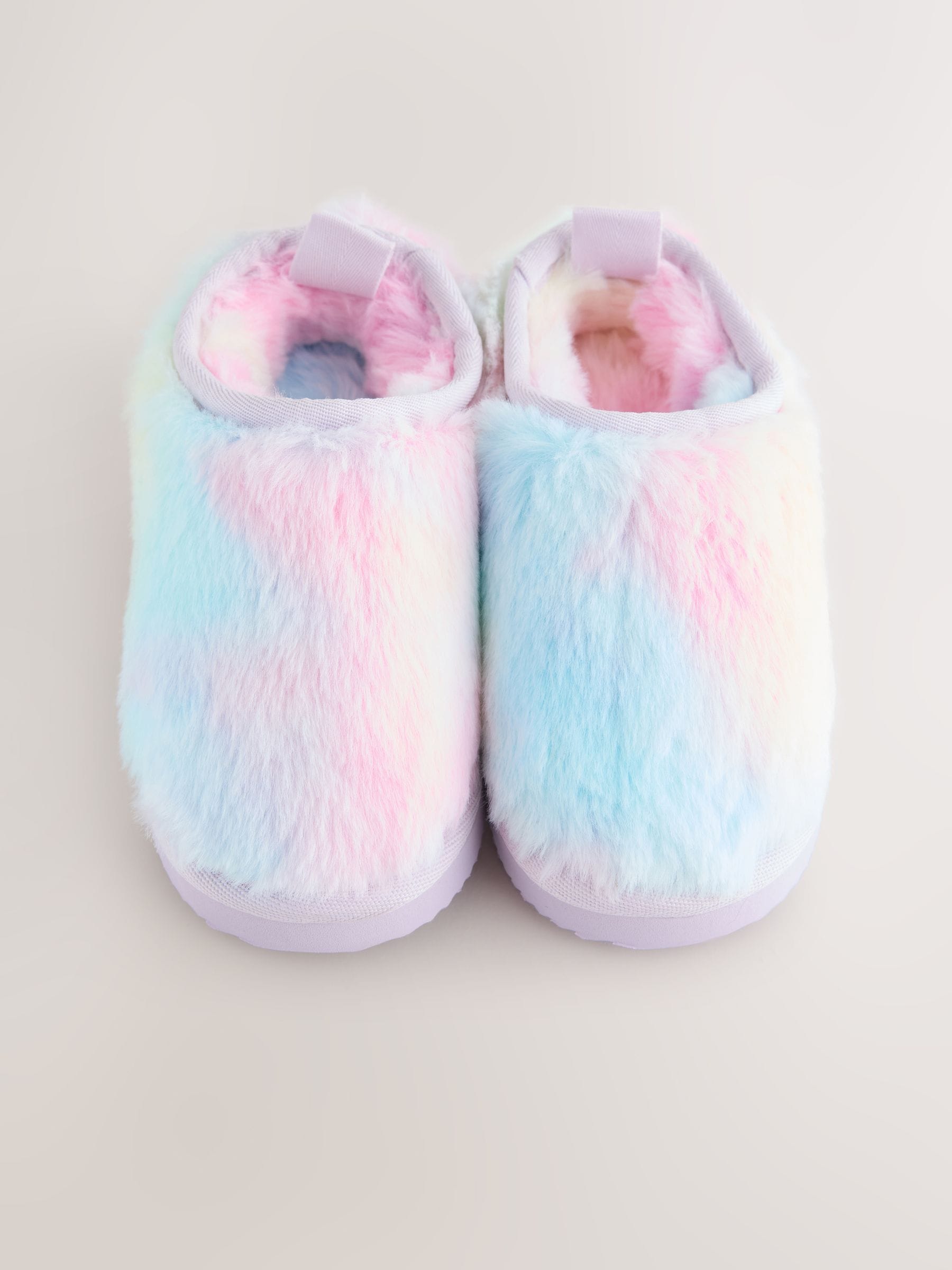 Regenboogprint - Shoot pantoffels