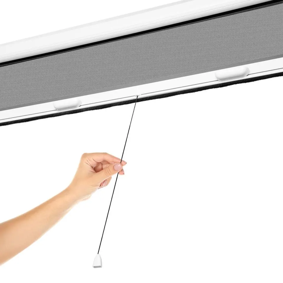 tectake Insectenwerend rolgordijn - 90 x 160 cm - Wit