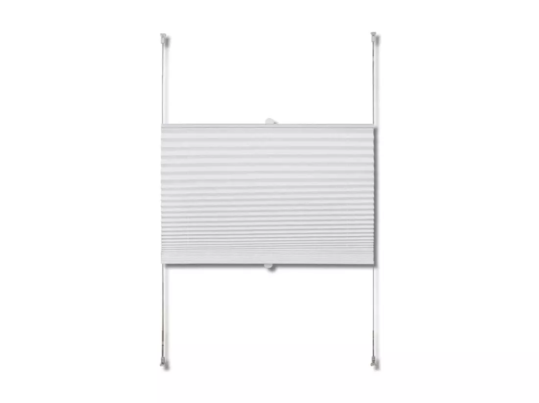 Store plissé 110x150 cm Blanc