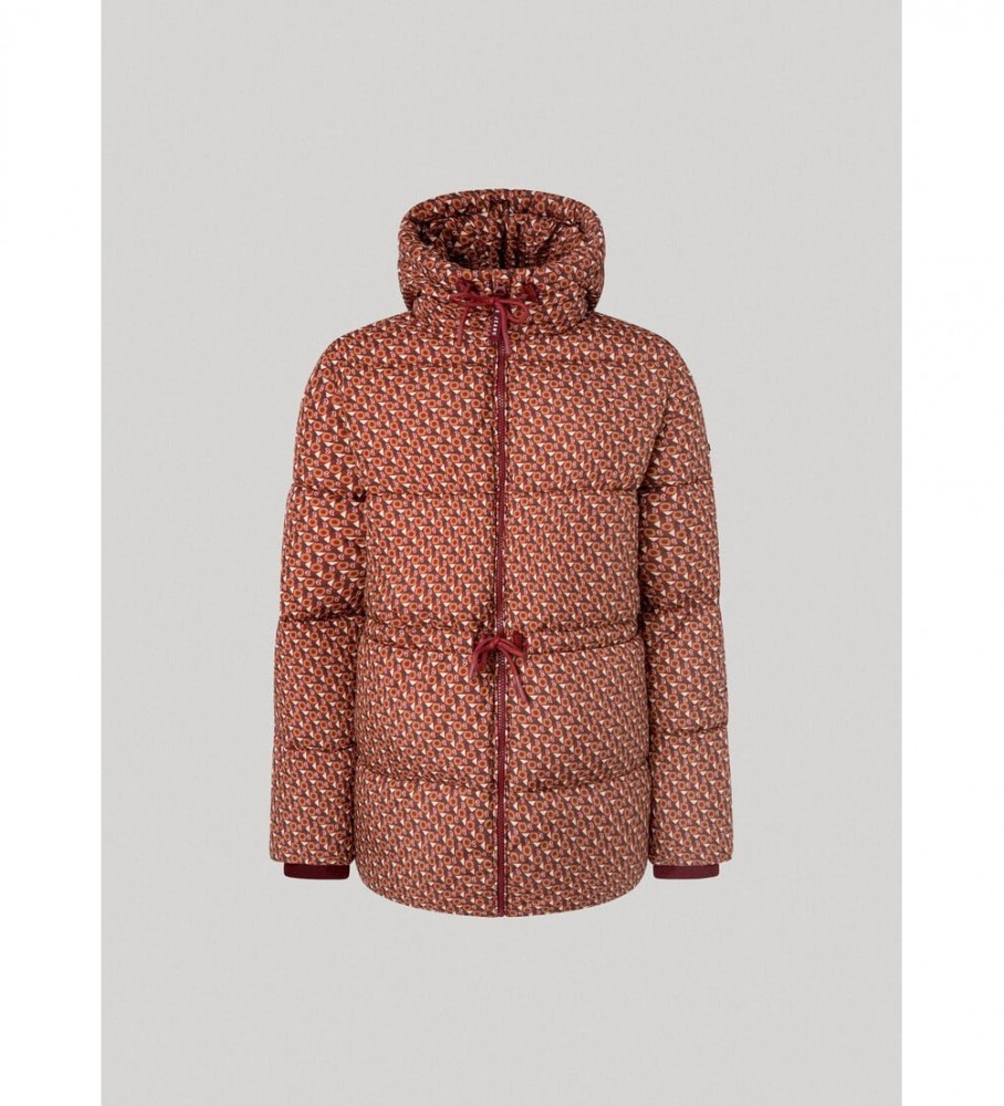 Jaqueta de plumas Pepe Jeans Misty Logo Borgonha