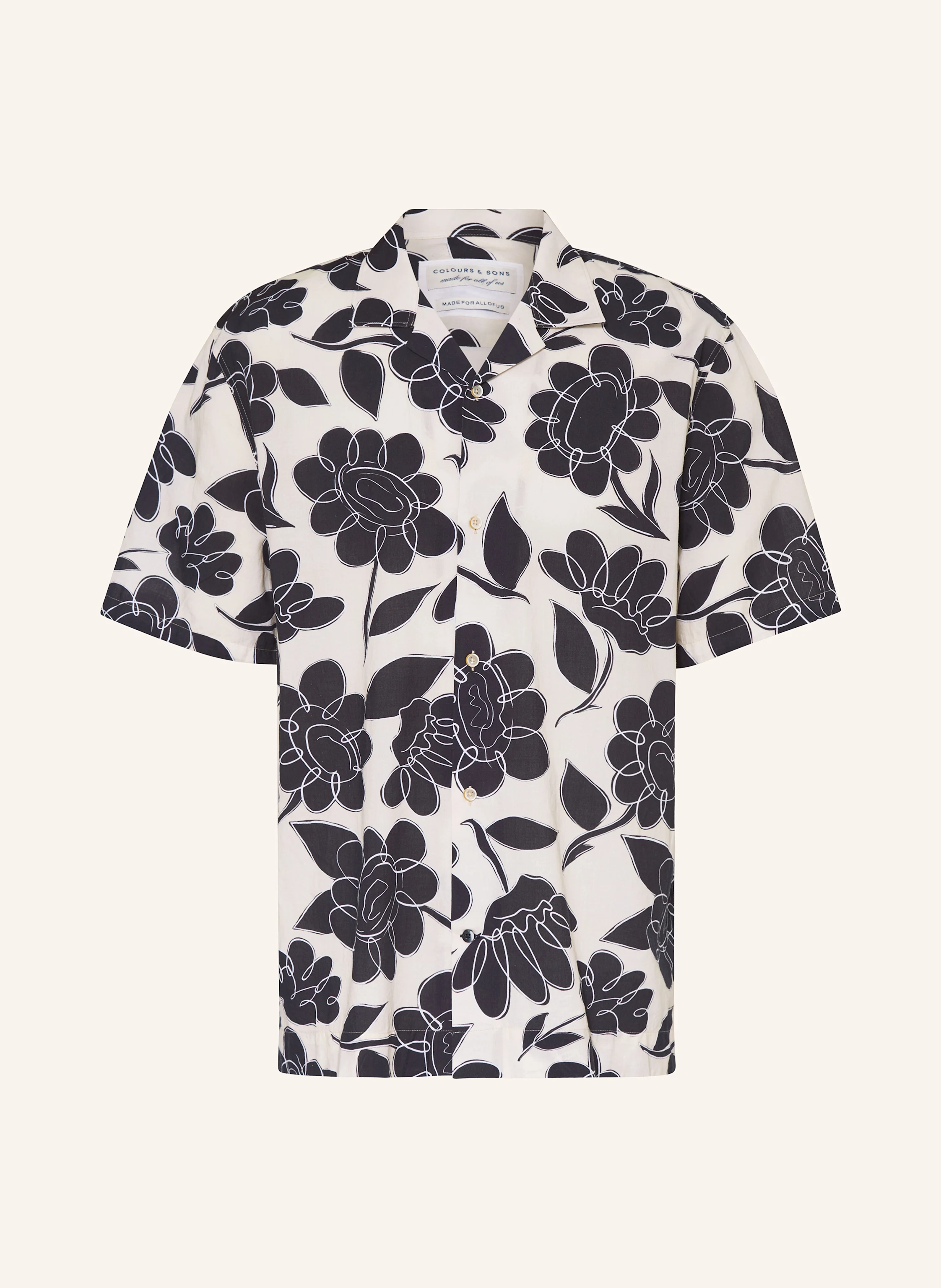 COLOURS & SONS Resorthemd Comfort Fit