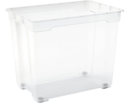 DIRK XXL 80 l kunststof bak met wielen 380x470x570 mm
