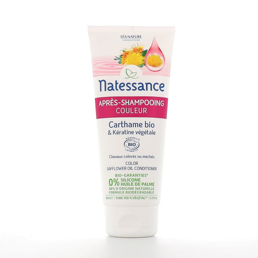 Après-shampooing couleur Carthame Bio et Kératine Végétale Natessance