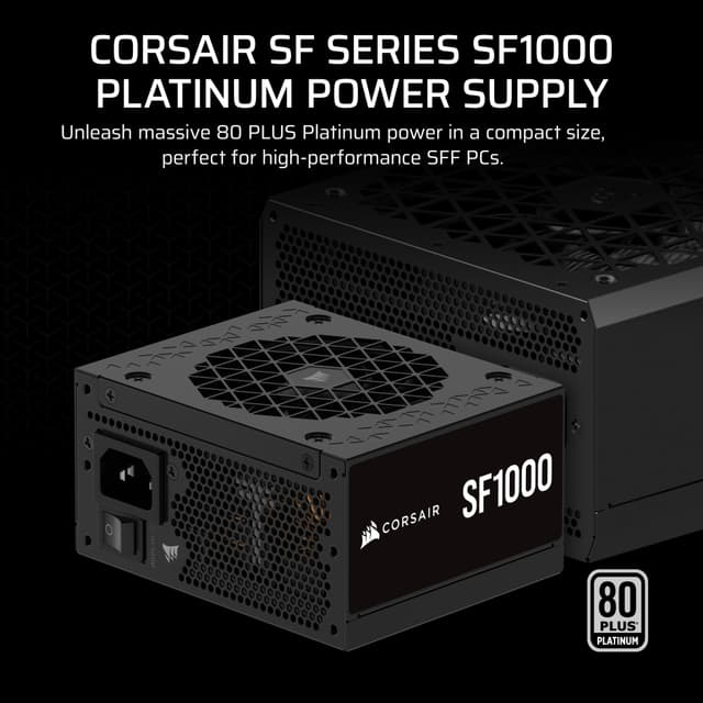 Corsair SF1000 strømforsyning (1.000W)
